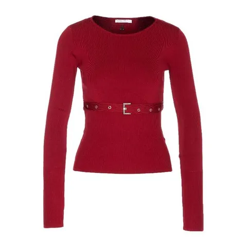 페트리지아 페페 크루넥 리브 니트 스웨터 8K0309K274 R862 VEL