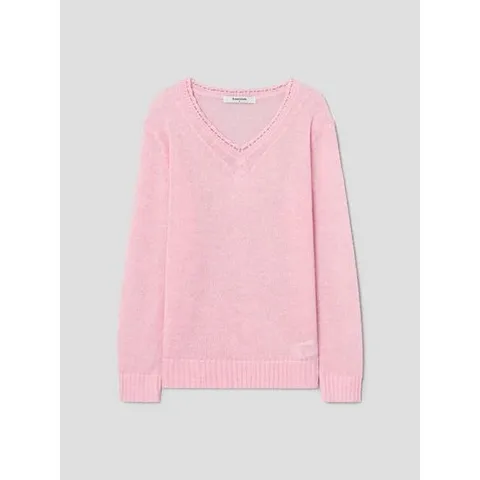 (125X51MQ6Y) [에잇세컨즈] 브이넥 풀오버  라이트 핑크