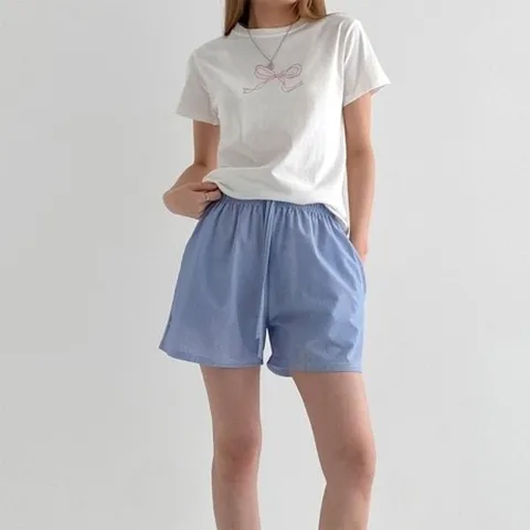 [브이와이][VY] 여자 허리끈 복서쇼츠 반바지_WP31711_17859196_