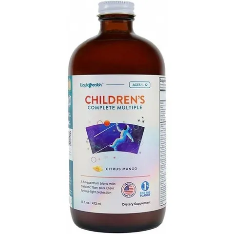 리퀴드헬스 어린이용 컴플리트 비타민 C 종합 비타민 어린이용 액상 비타민, 16 액상 온스