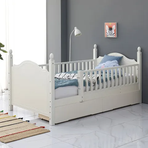 리퍼 아르미 원목 주니어 슈퍼싱글 침대 프레임 국내생산 핑크 화이트