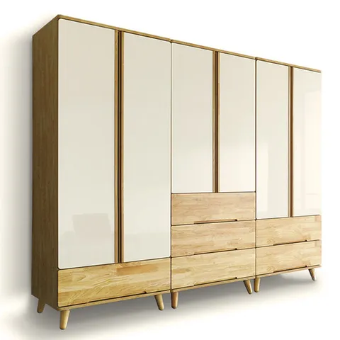 리퍼 아이린 고무나무 원목 800 1단 서랍 옷장 화이트네추럴