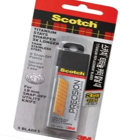 티타늄 코팅 칼날 대형 18mm 내구성 도배 장판