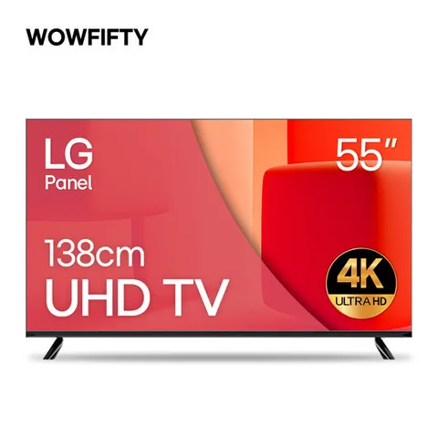 와우피프티 4K UHD TV 139cm(55인치) 중소기업 스탠드 벽걸이 대형 소형