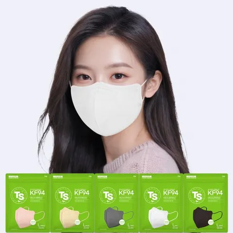[티에스]TS 가드 마스크 KF 94 새부리형 마스크 대형 5매입 100