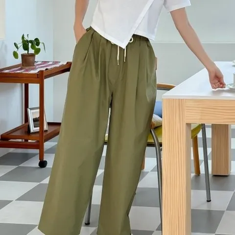 [브이와이][VY] 여자 린넨 통 바지_WP31241_17372322_588847