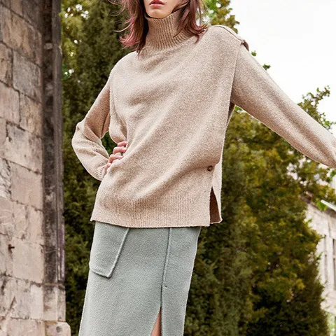 [데일리라운지]데일리라운지 울캐시 니트 풀오버 2종세트