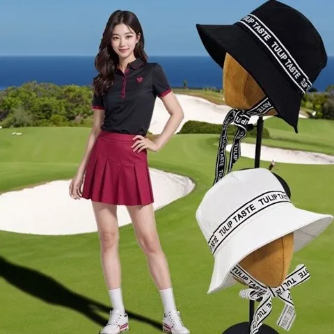 [할마마마]앞리본벙거지 봄여름가을 여성골프썬캡 등산 산책