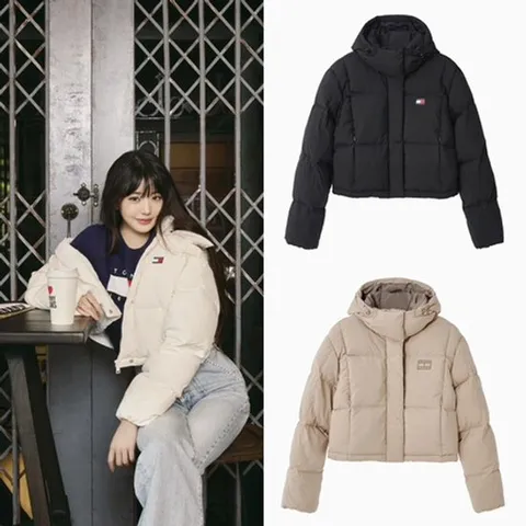 [ 현대백화점 ][타미진] 3종 택1 여성 크롭핏 T32F7QJC50TWT1 알래스카 후드 탈부착 장원영 다운 패딩자켓 SC