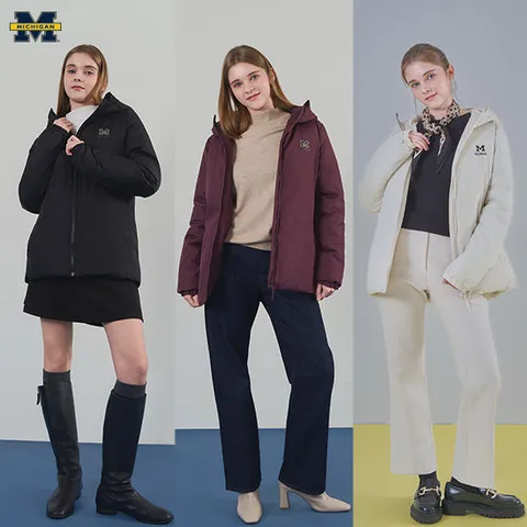미시간 25FW 최신상 여성 클래식 패딩자켓
