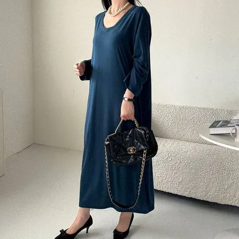 [나야홍]빅사이즈 509 인기많은브이박시원피스 DBAV200