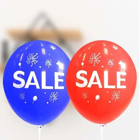 SALE(세일)풍선세트(구성품풍선10개컵스틱10개) SALE풍선 세일풍선 인쇄풍선 할인풍선 홍보풍선 세트풍선 파격세일 세일 할인