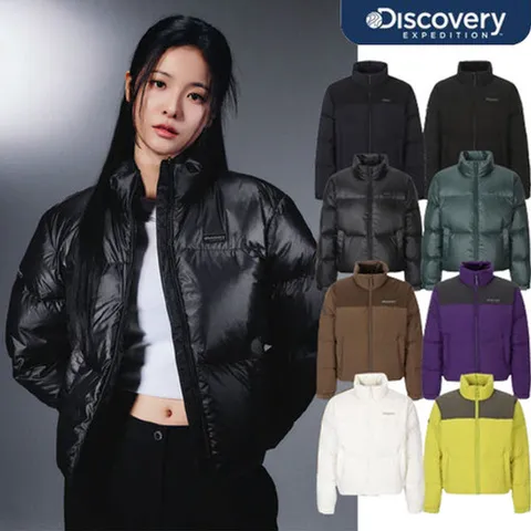 [ 현대백화점 ]디스커버리 25FW 신상 겨울 여성 반슬리 다운 크롭 숏패딩 패딩/다운/발수/방풍/그라핀축열안감/프리미엄/오버핏/크롭 DWDJ8D056