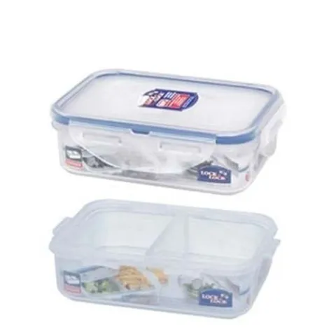 락앤락 밀폐용기 나눔 찬통 냉장고용기 2칸 360ml 1P 사각밀페용기 사각반찬통 김치통 냉장고용기 밀폐찬통 냉장고찬통 주방용품 반찬그릇 찬기