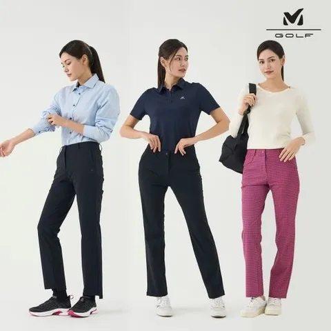 [밀레 골프](가격인하)밀레골프 25SS 여성 올 뉴 썸머 골프팬츠 3종