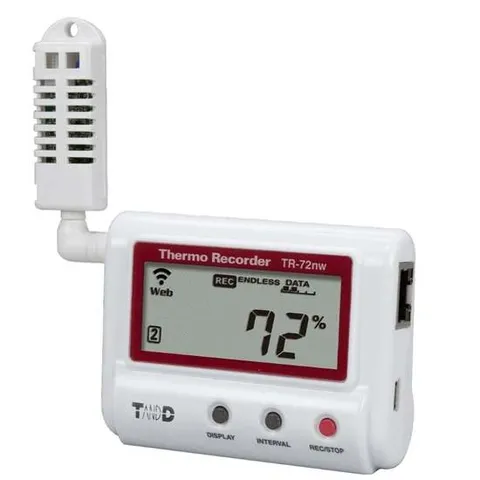 온습도기록계 TR-72nw 0~55도(THA3001센서)10~95%유선