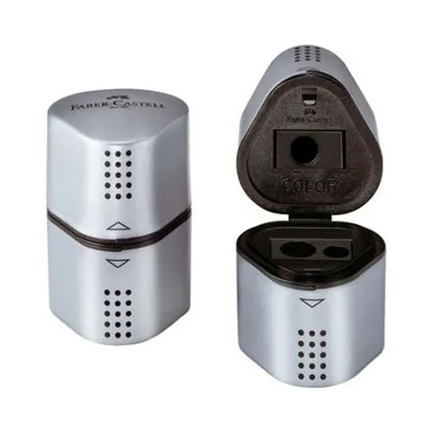 파버카스텔 트리오 삼각연필깎이 실버 18 38 00 (1개)