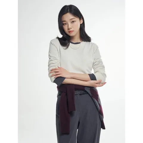 [빈폴레이디스] 캐시미어 풀오버  아이보리 (BF5X51E010)