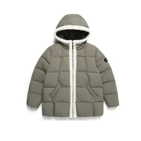 [ 롯데백화점 ][내셔널지오그래픽 (행사)]여성 라루스 코지 덕다운 중기장 후드 다운 점퍼 N234WDW080