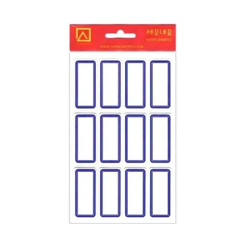 세모네모 1000 일반견출지 10-220B 청색 10매/21x43mm 10장 120개입 갑(20개입)