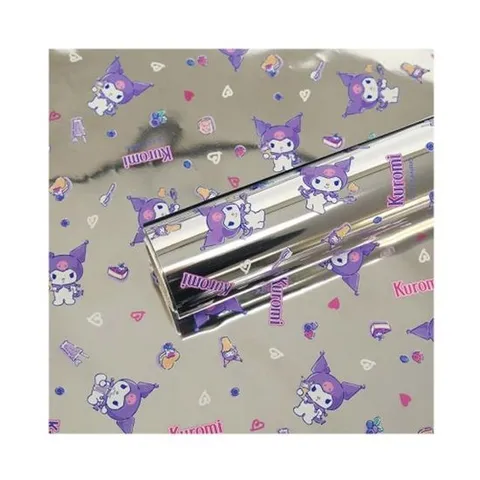 기븐 메탈롤포장지 산리오쿠로미 (대) 실버 포장지 롤(1개입)