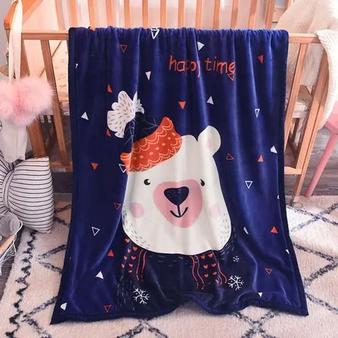 해피베어 극세사 밍크 이중 양면 담요 100x140cm 극세사담요 밍크담요 블랭킷 블랑켓 블랑캣 담요이불 항공담요 아기블랭킷 극세사블랭킷