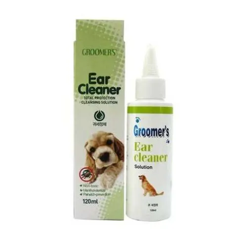 그루머스 강아지 귀세정제 120ml 1P 반려견 귀청소 귀세정제 이어크리너 이어워시 강아지귀청소 고양이귀청소 반려견귀세정제 반려묘귀세정제