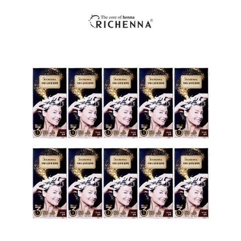 [리체나]리체나 샴푸형 3분 염색제 10박스