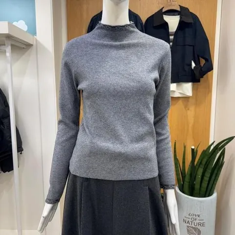 클리지 DP01 홀 포인트 라인 폴라 니트 CP8WKP07