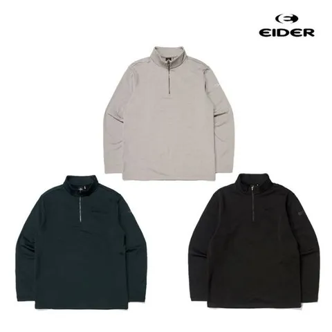 [ 롯데백화점 ]남성 POP 파워 스트레치 짚업 티셔츠 DMW23281