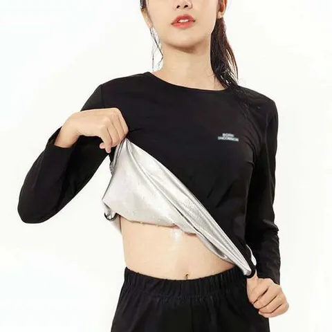 여성 가볍고 신축성 좋은 땀복 코팅 스포츠 티셔츠 여자땀복 땀복레깅스 땀복 땀복효과 여자땀복세트 발열땀복 운동땀복 땀복나시 발열나시 땀복세트