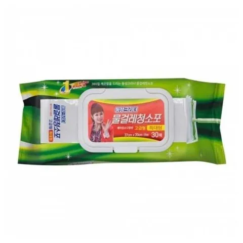 (동성) 물걸레청소포 30매 특대 캡형/37x20cm 박스(10개입)