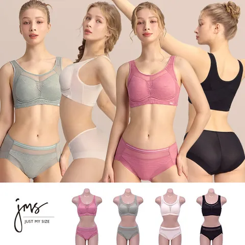 저스트마이사이즈 더블 밸런스핏 브라팬티 4세트(JM101)