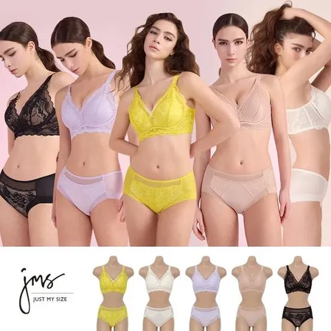 저스트마이사이즈 쥬얼리 레이스 컬렉션 브라팬티 5세트(JM103)