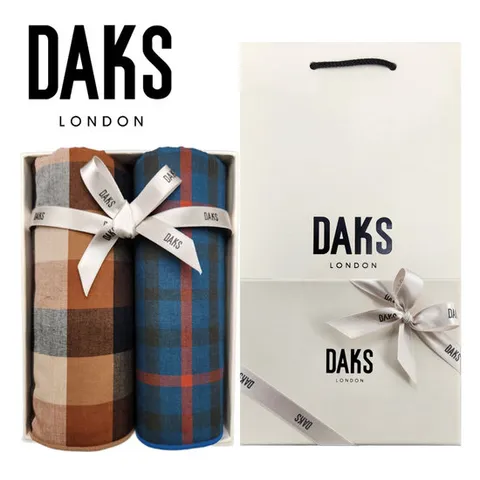 [ 롯데백화점 ][닥스(손수건)]초극세사 양면 스마트손수건 2매세트 DMT1902(BN)