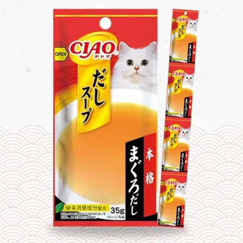 반려묘육수 고양이 진한 육수 참치 35g 4개입 1P 음수량 영양