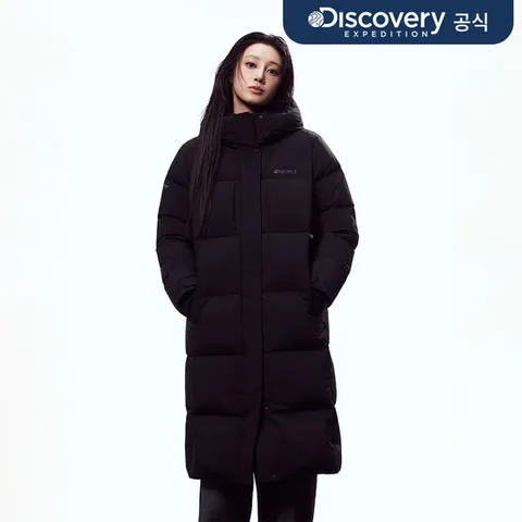 [디스커버리] 여성 레스터G 구스다운 롱패딩 (BLACK) DWDJ68056-BKS