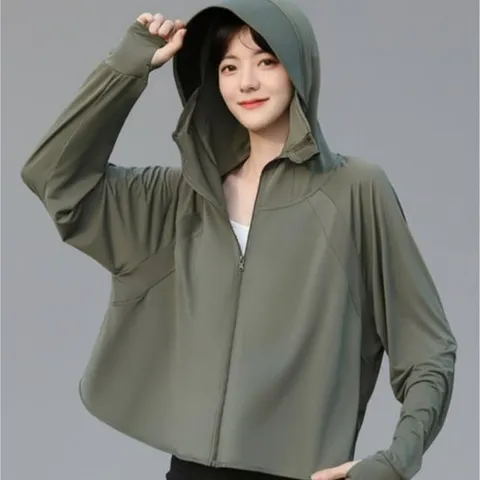 쿨링 챙후드 미들 점퍼 잠바 바람막이 집업 여름 후디 자켓 비치 수영복 봄 가을 아우터