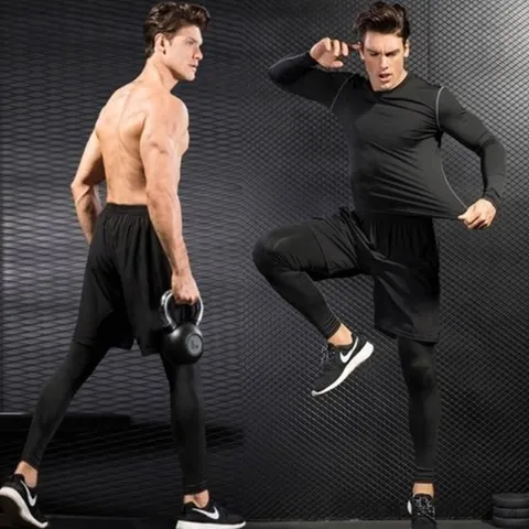 [브이와이][VY] 남자 쫄바지 트레이닝복 고탄력 하프팬츠 피트니