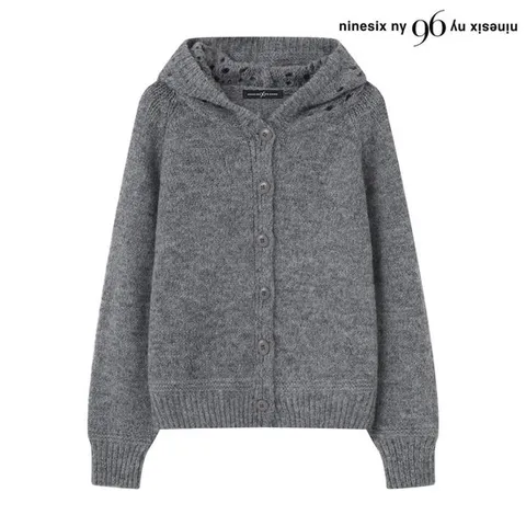[나인식스뉴욕]스카시 후드 버튼업 니트 가디건 (NP4CK003L0)