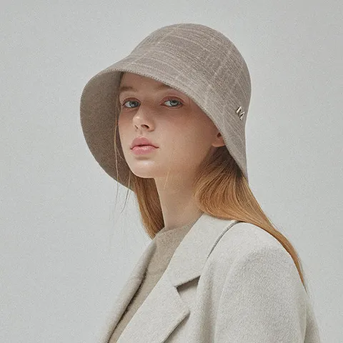 마스케라 리엔느(Lienne) 메리노 울 리버시블 버킷햇