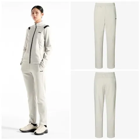 [ 현대백화점 ][휠라] FILA 남여공용 기모 담보루 트레이닝 팬츠 FS254FP02U001051