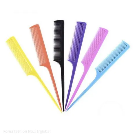 [에이치플러스몰]컬러 미용실 비비드 꼬리 빗(1P 단위 판매)