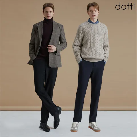 도티 남성 기모 본딩 팬츠2종