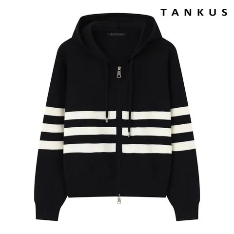 [탱커스] 후드 단가라 투웨이 집업 가디건 (TX4CD004L0)