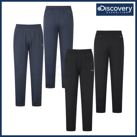 [ 롯데백화점 ]디스커버리 25FW 겨을 신상/할인 남성 테이퍼드핏 조직감 트레이닝 조거팬츠/캐주얼바지/기모소재/보온/기능성 DXMIA DMTP65056