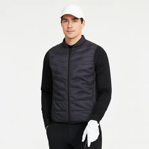 데니스골프 25FW신상 남성 웜 에어 볼륨 패딩 베스트 3종택1_RAQFMVT241