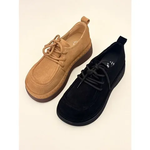 [ 현대백화점 ][GO-CCE] 고세 데일리 여성 왈라비 스웨이드 키높이 로퍼 OZP5F049 2color 5.5cm