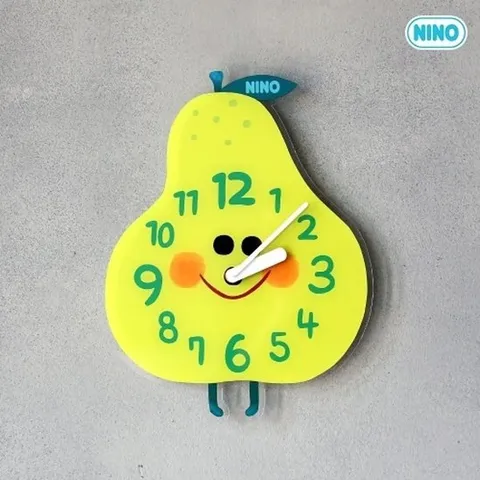 [엄지척]니노타임 무소음 아크릴 벽시계 (서양배 대)_19105254_6