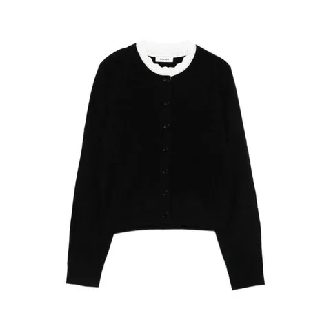 산드로 물결 트리밍 버튼 가디건 SFPCA01337